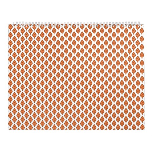 geometrisch orange und weiß kalender (Titelbild)