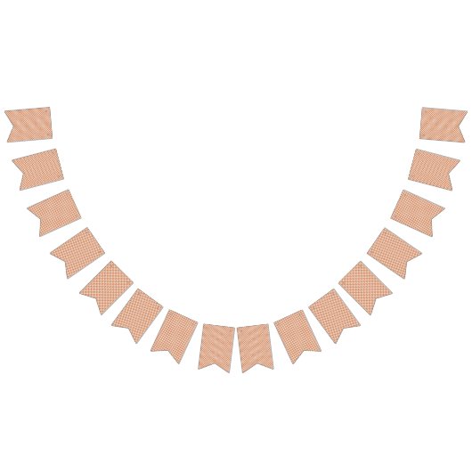 geometrisch orange und weiß wimpelkette (Alle)