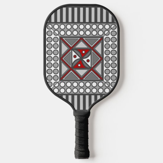 Geometrisch Pickleball Schläger (Vorderseite)