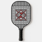 Geometrisch Pickleball Schläger (Rückseite)
