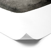 Geometrisch . Pistole. Schwarz-Weiß. MOD . Dreieck Poster (Ecke)