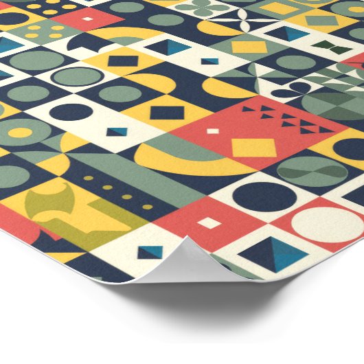 Geometrisch Poster (Ecke)