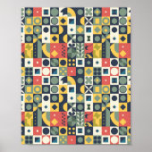 Geometrisch Poster (Vorne)