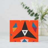 geometrisch postkarte (Stehend Vorderseite)
