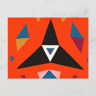 geometrisch postkarte
