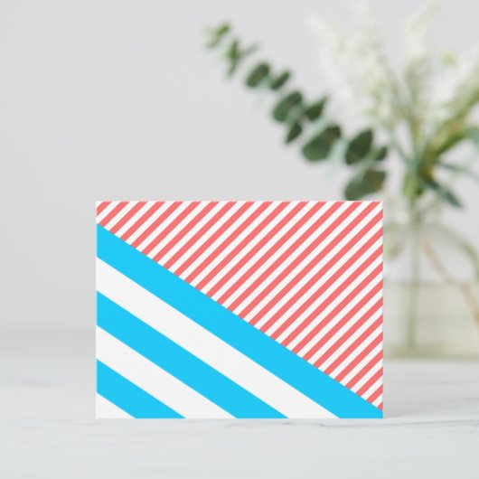 geometrisch postkarte (Stehend Vorderseite)