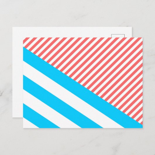 geometrisch postkarte (Vorne/Hinten)