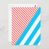 geometrisch postkarte (Vorne/Hinten)