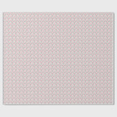 geometrisch rosa beige Muster Geschenkpapier (Flach)