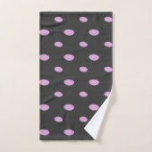 geometrisch rosa und grau badhandtuch set (Handtuch)