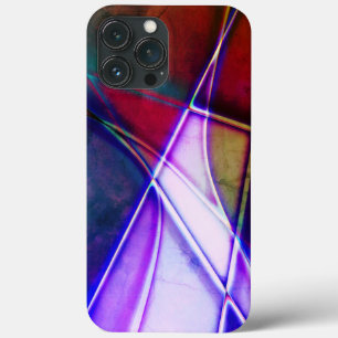 geometrisch rostgealterte Formen mit Neonlicht Case-Mate iPhone Hülle