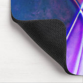geometrisch rostgealterte Formen mit Neonlicht Mousepad (Ecke)