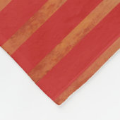 Geometrisch, rot gestrichen fleecedecke (Ecke)