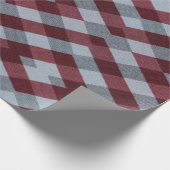 geometrisch rot-grau geschenkpapier (Ecke)