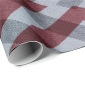 geometrisch rot-grau geschenkpapier (Rolleneckpunkt)