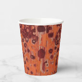 Geometrisch rot und orange pappbecher (Links)