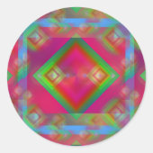 geometrisch runder aufkleber (Vorderseite)