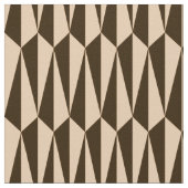 geometrisch, schokolade und pfirsichfarben Mitte d Stoff (Nahaufnahme)