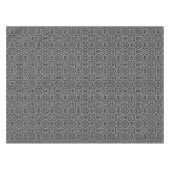 geometrisch-schwarz-weiß-ethnische Muster Tischdecke (Vorderseite (Horizontal))