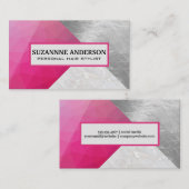 geometrisch | Stein | Folie Visitenkarte (Vorne/Hinten)