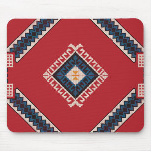 Geometrisch stilvoll klassisch süß-trendy farbenfr mousepad
