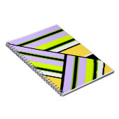 Geometrisch, Streifen Notizblock (Rechte Seite)