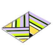 Geometrisch, Streifen Notizblock (Linke Seite)