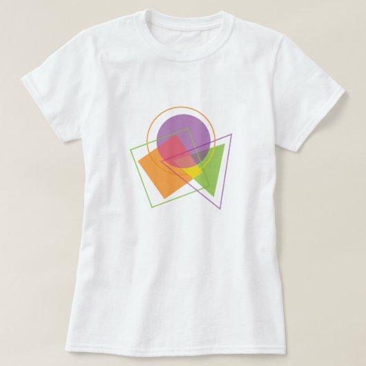 Geometrisch T-Shirt (Design vorne)