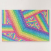 geometrisch überlappendes Muster Puzzle (Horizontal)