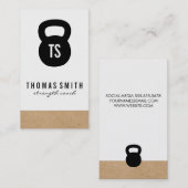 Geometrisch / Variation des Persönlichen Trainers  Visitenkarte (Vorne/Hinten)