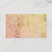 Geometrisch Vintag aussehende Visitenkartenvorlage Visitenkarte (Rückseite)