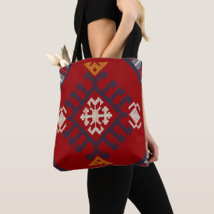 Geometrisch Vintag klassisch niedlich-stylisch bun Tasche