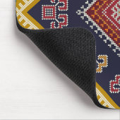 Geometrisch Vintag klassische Mode-trendy bunt Mousepad (Ecke)