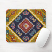 Geometrisch Vintag klassische Mode-trendy bunt Mousepad (Mit Mouse)