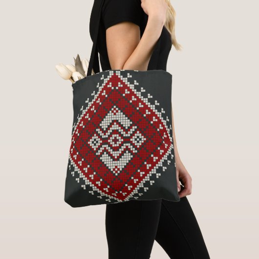 Geometrisch Vintag klassische Mode-trendy bunt Tasche (Von Nahem)