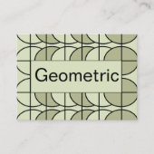 Geometrisch Visitenkarte (Vorderseite)