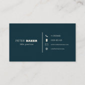 geometrisch visitenkarte (Rückseite)