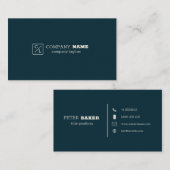 geometrisch visitenkarte (Vorne/Hinten)