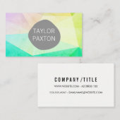 geometrisch visitenkarte (Vorne/Hinten)