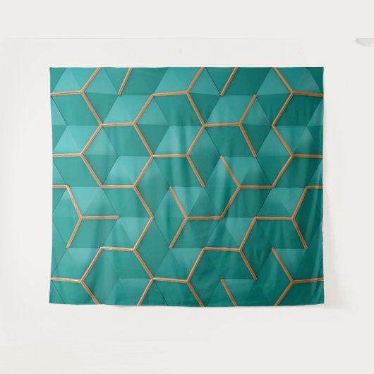 geometrisch wandteppich (Vorderseite (Horizontal))