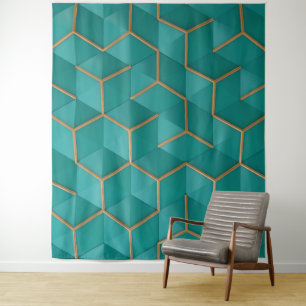 geometrisch wandteppich