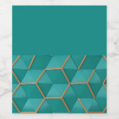 geometrisch weinetikett (Einzelnes Label)