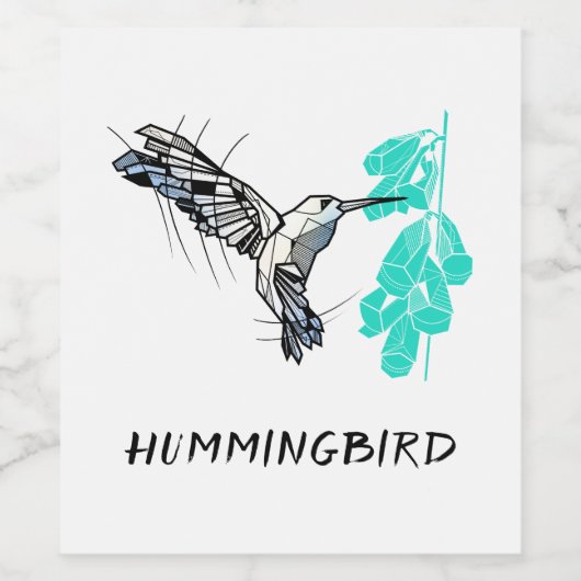 geometrisch weinetikett (Einzelnes Label)