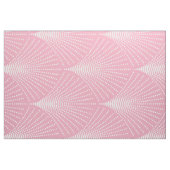 geometrisch-weiß-rosa Art-Deko-Muster Stoff (Fat Quarter (45,7 x 55,9 cm))