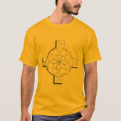 geometrisch zeichnend ItalienischFreaks T-Shirt (Vorderseite)