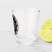 geometrisch zeichnend schnapsglas (Rechts)