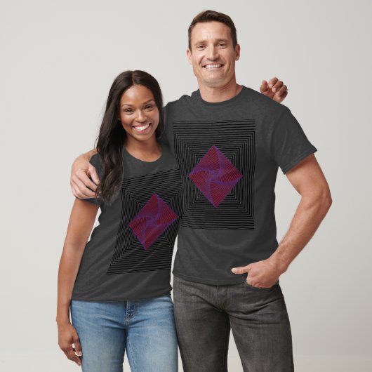 geometrisch zeichnend T-Shirt (Unisex)