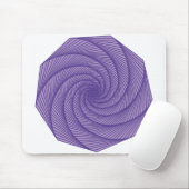 geometrisch zeichnend Violett Mousepad (Mit Mouse)