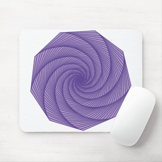 geometrisch zeichnend Violett Mousepad (Mit Mouse)