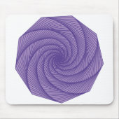 geometrisch zeichnend Violett Mousepad (Vorne)